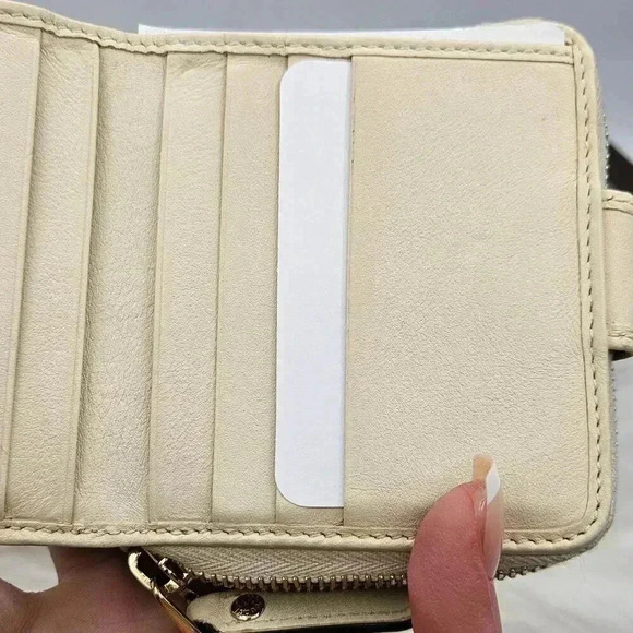 Microguccissima Pattern  Leather Compact Wallet - Picture 15 of 16